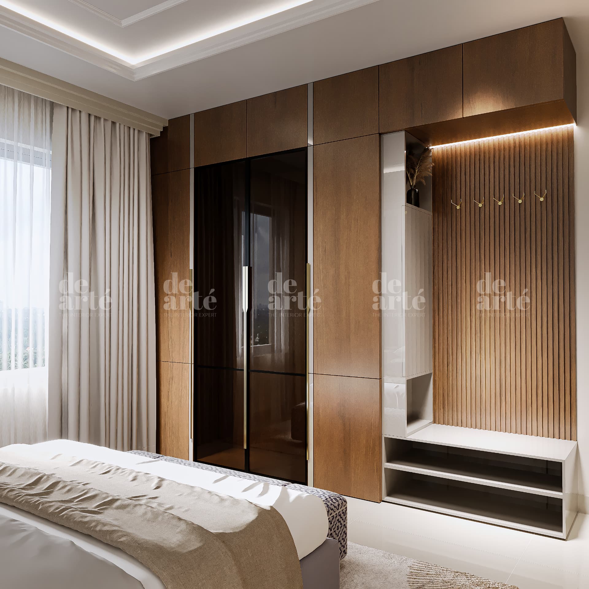 Dr. Aneesa, Anayara project — bedroom wardrobe and storage